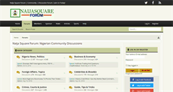 Desktop Screenshot of naijasquare.com